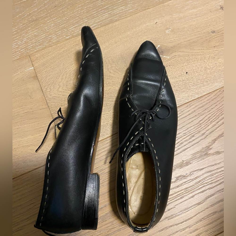 Malo leather pre owned shoes